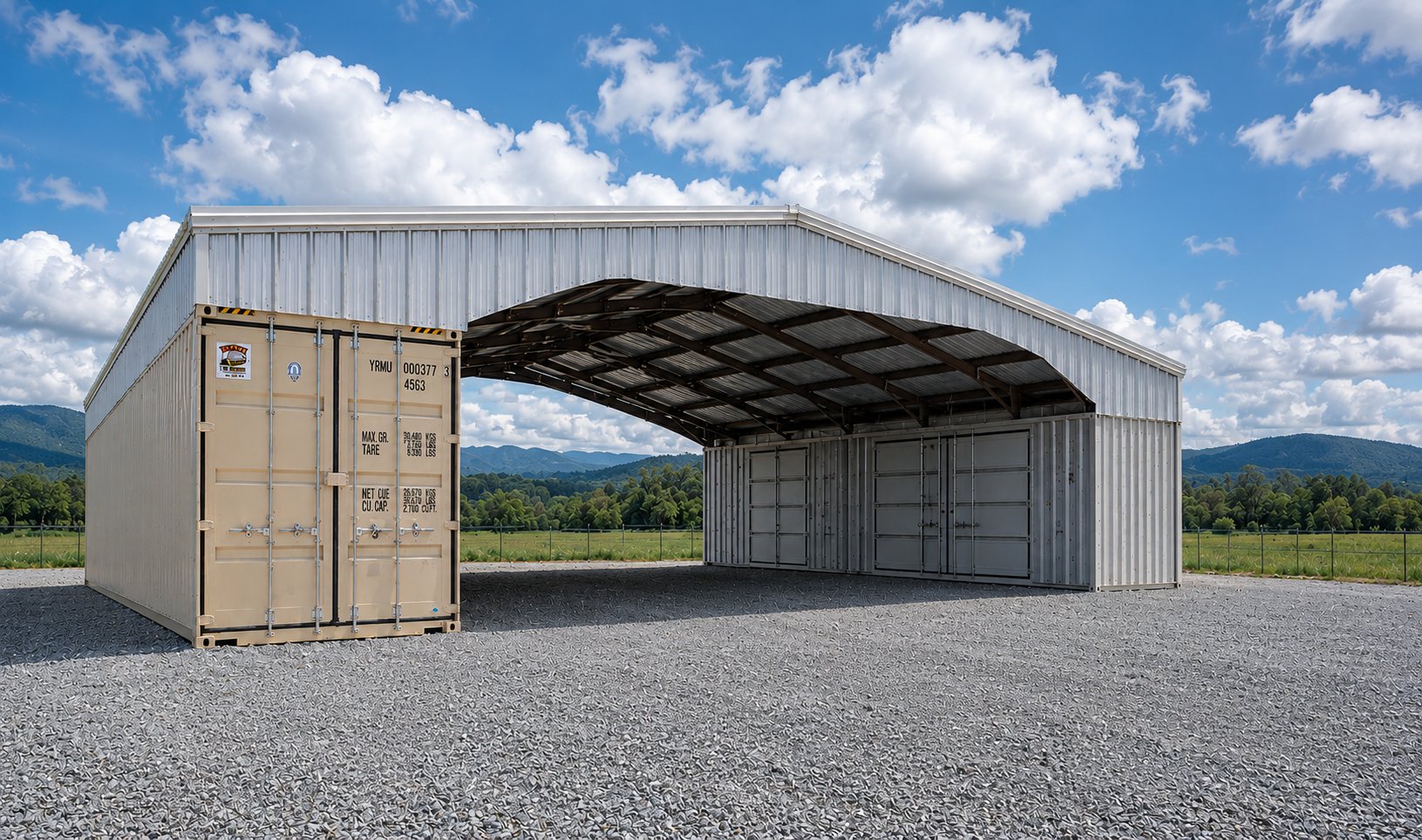 Cold-formed agricultural structure